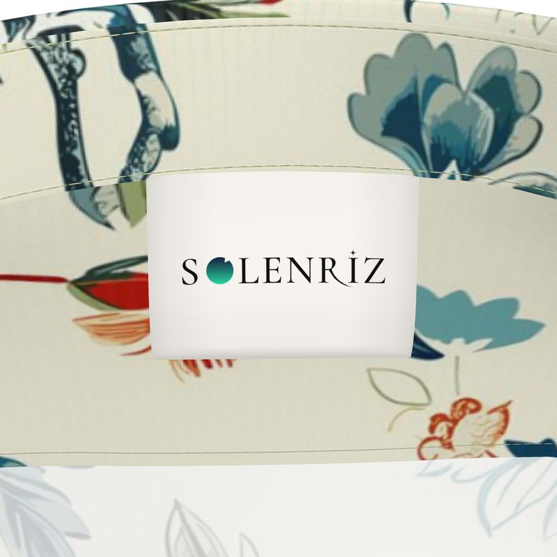 Men’s Ivory Botanical Floral Short-Sleeve Shirt | Solenriz - Rizzlly