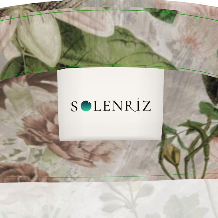 Men’s Blush & Sage Floral Short-Sleeve Shirt | Solenriz - Rizzlly