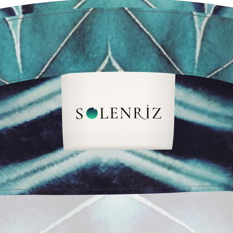 Men’s Teal & Navy Chevron Short-Sleeve Shirt | Solenriz - Rizzlly