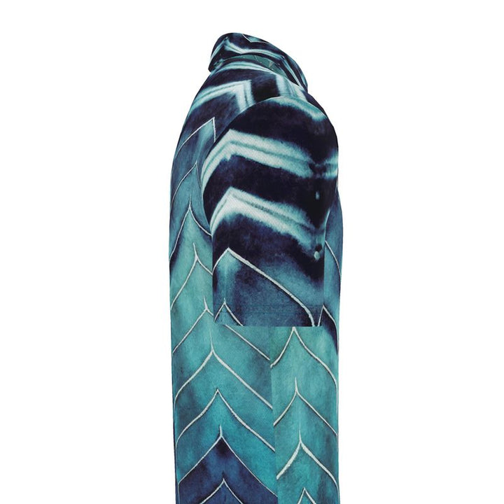 Azure Chevron Polo | Solenriz - Rizzlly