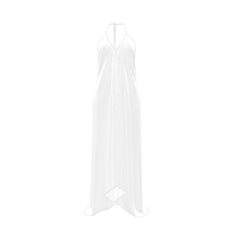 Halterneck backless dress