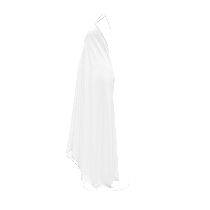 Halterneck backless dress