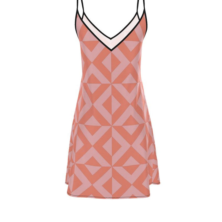Pink Slip Dress Midi | Solenriz - Rizzlly
