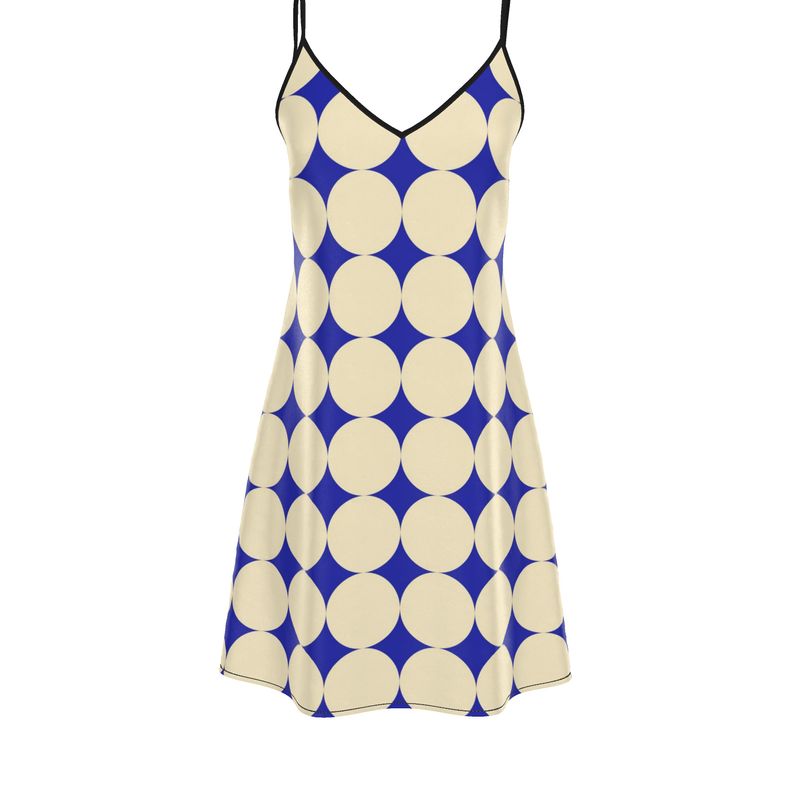 Pattern Slip Dress Midi | Solenriz - Rizzlly