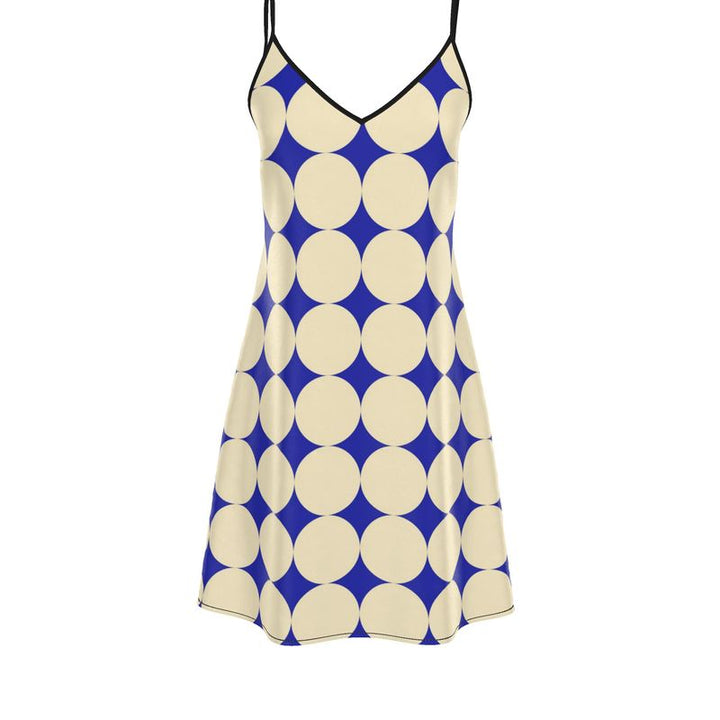 Pattern Slip Dress Midi | Solenriz - Rizzlly
