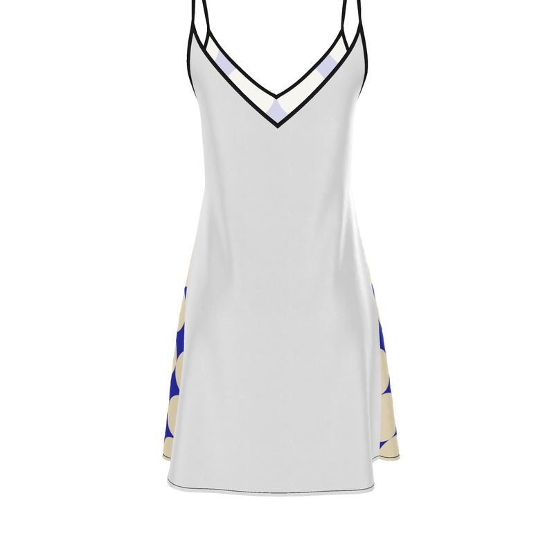 Pattern Slip Dress Midi | Solenriz - Rizzlly