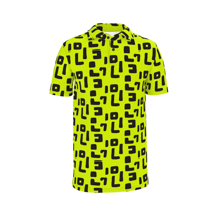 Neon Pattern Polo | Solenriz
