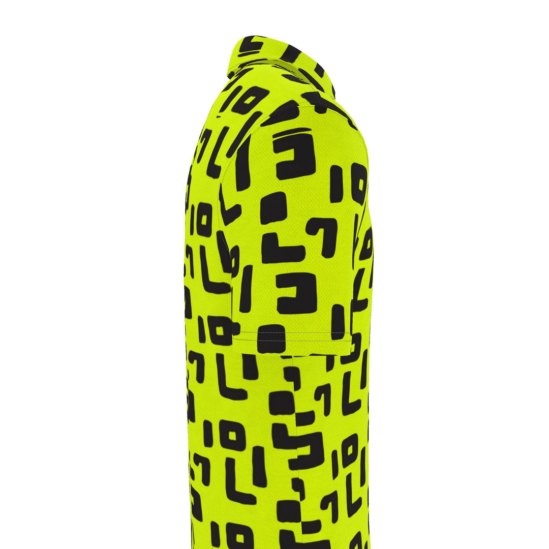 Neon Pattern Polo | Solenriz