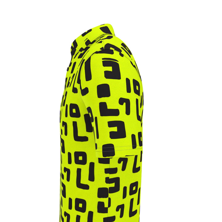 Neon Pattern Polo | Solenriz