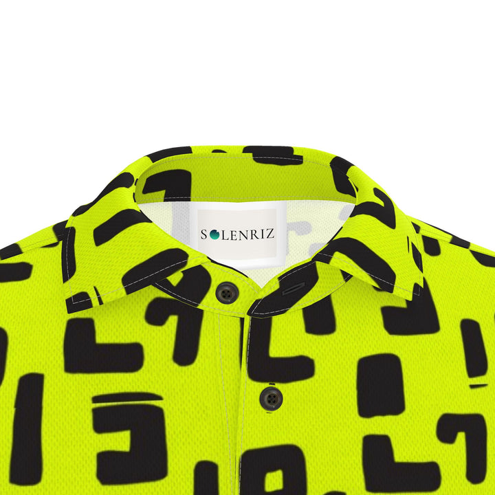 Neon Pattern Polo | Solenriz
