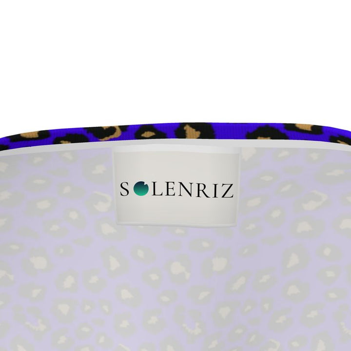 Blue Leopard Mens Oversized T-Shirt | Solenriz - Rizzlly