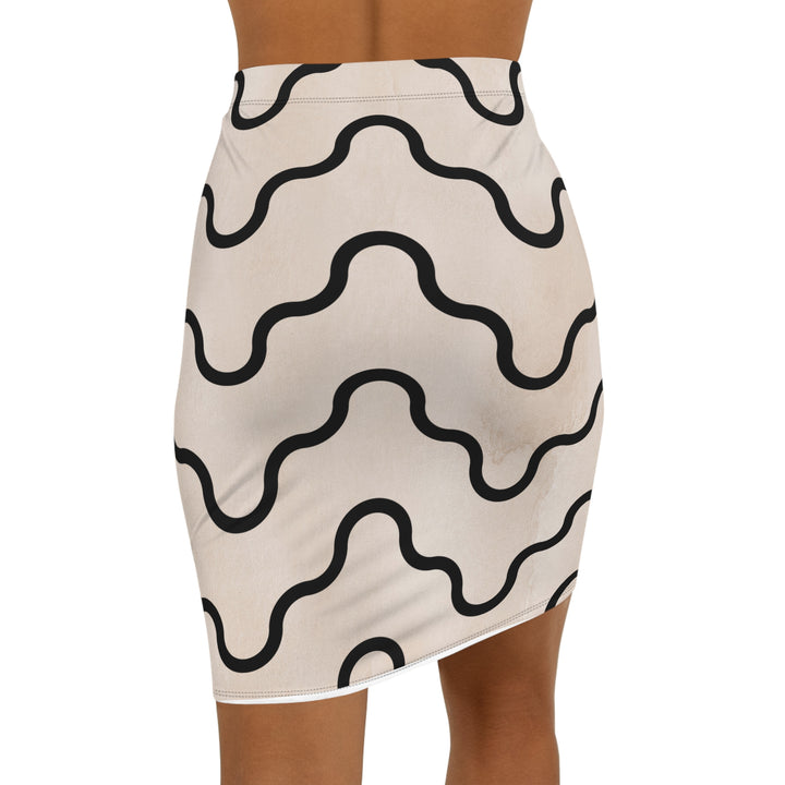 Curly Mid-Waist Pencil Skirt | Solenriz - Rizzlly