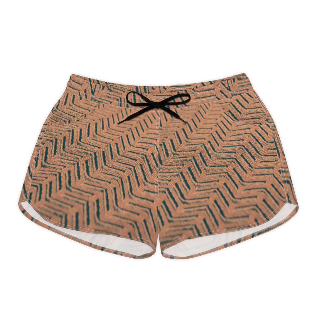 Elegant Herringbone Casual Shorts | Solenriz - Rizzlly