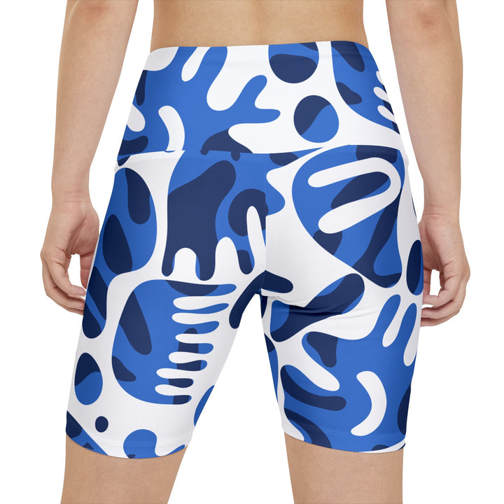 Blue Curves Workout Shorts | Solenriz - Rizzlly