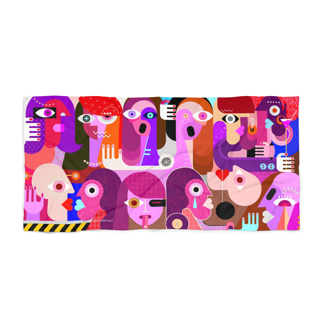 12 Faces Beach Towel | Solenriz - Rizzlly