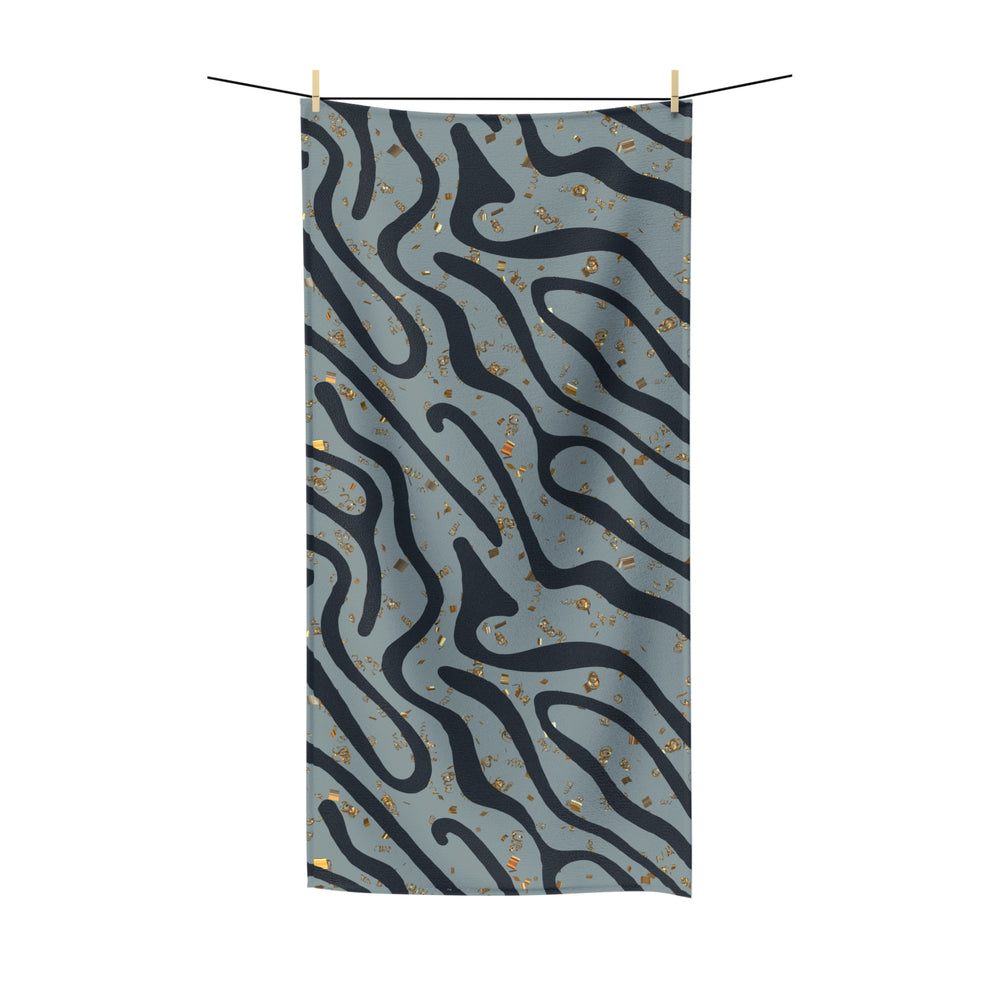 Abstract Ash Wave Towel | Solenriz - Rizzlly