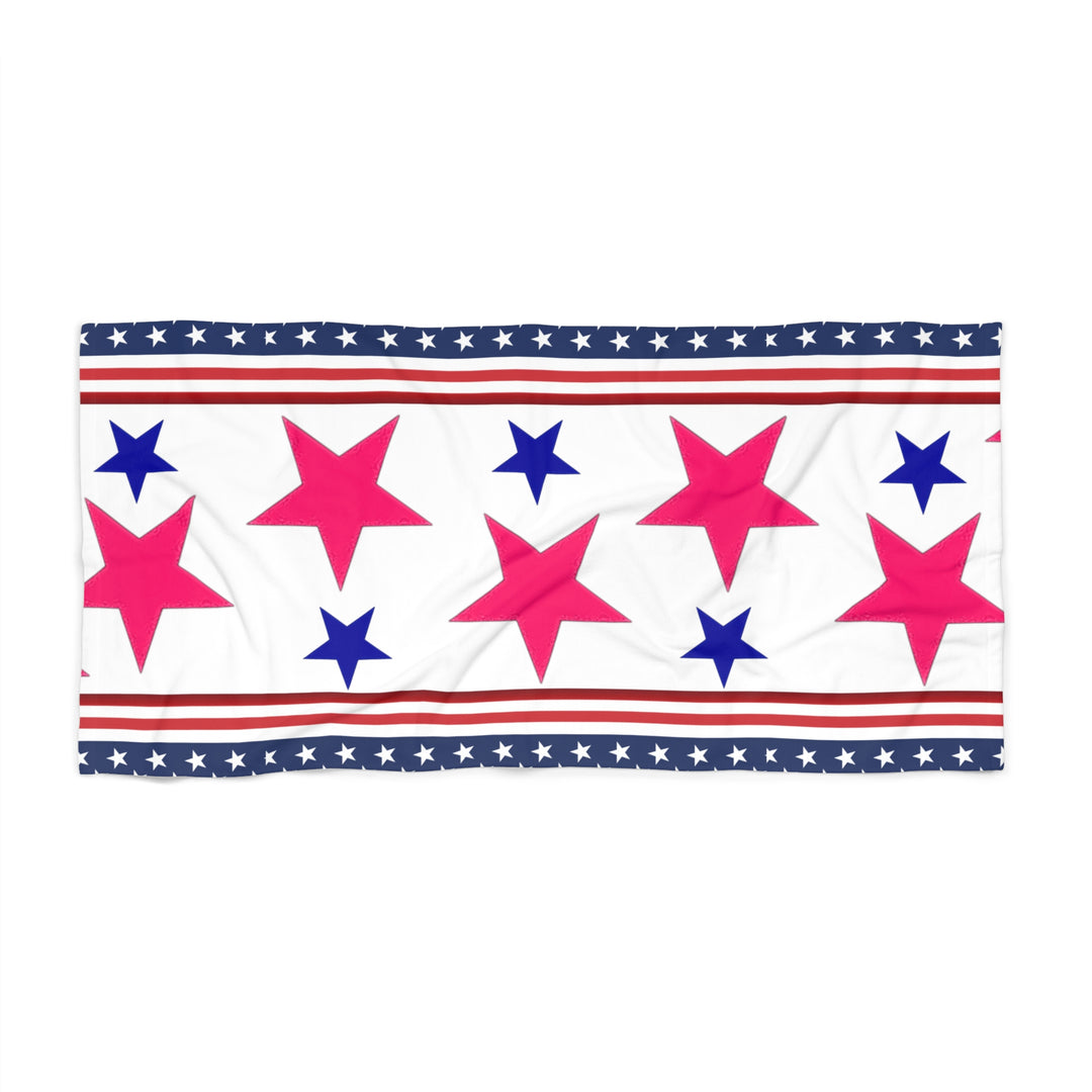 Patriotic Star Beach Towel | Solenriz - Rizzlly