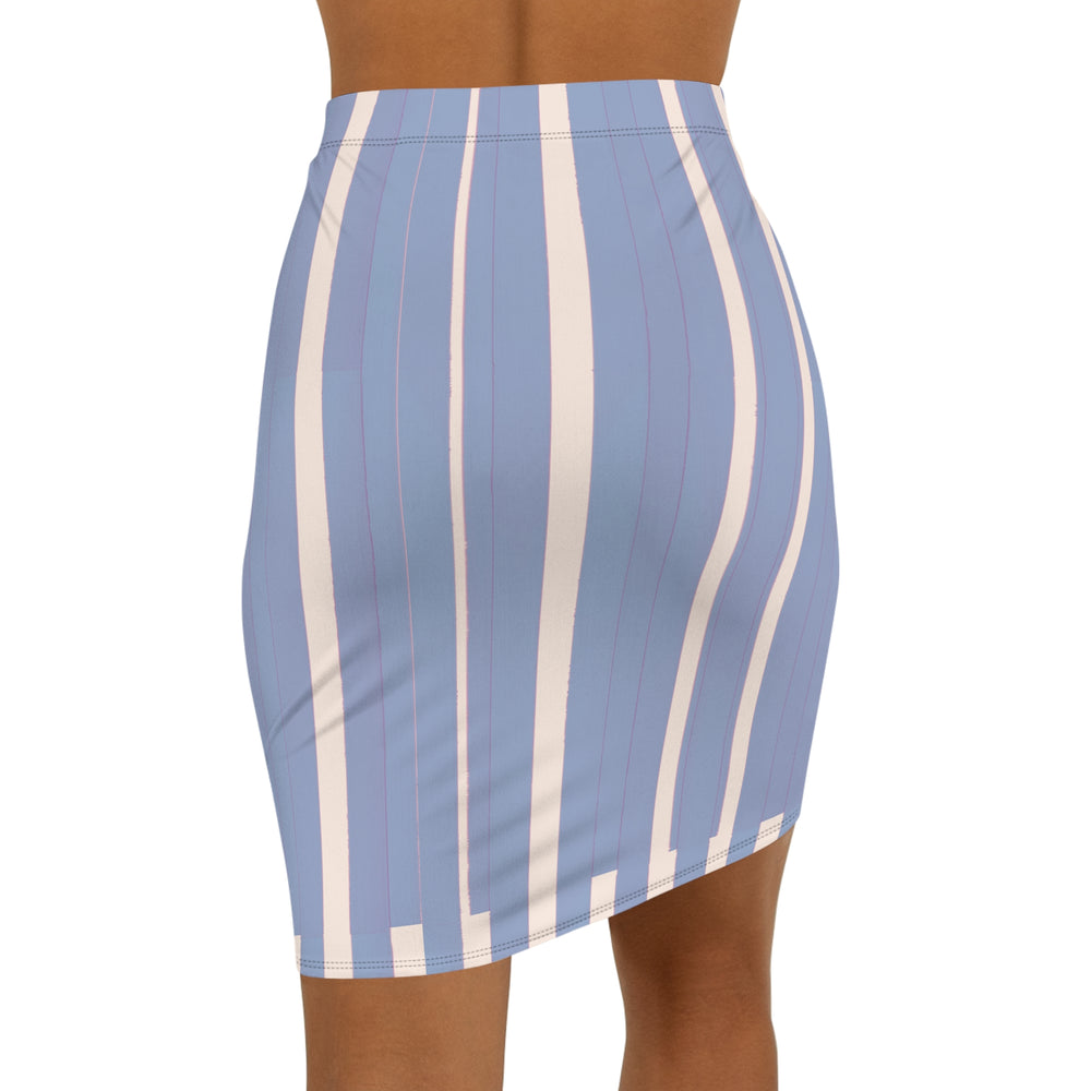 Stylish Striped Pencil Skirt | Solenriz - Rizzlly