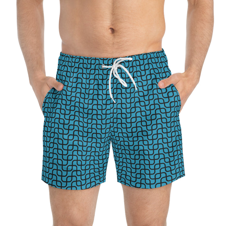 Summer Blue Swim Trunks | Solenriz