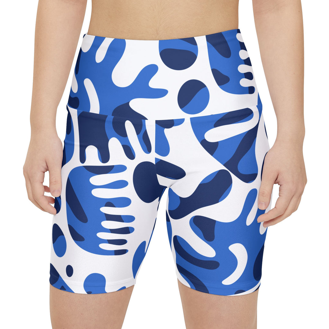 Blue Curves Workout Shorts | Solenriz - Rizzlly
