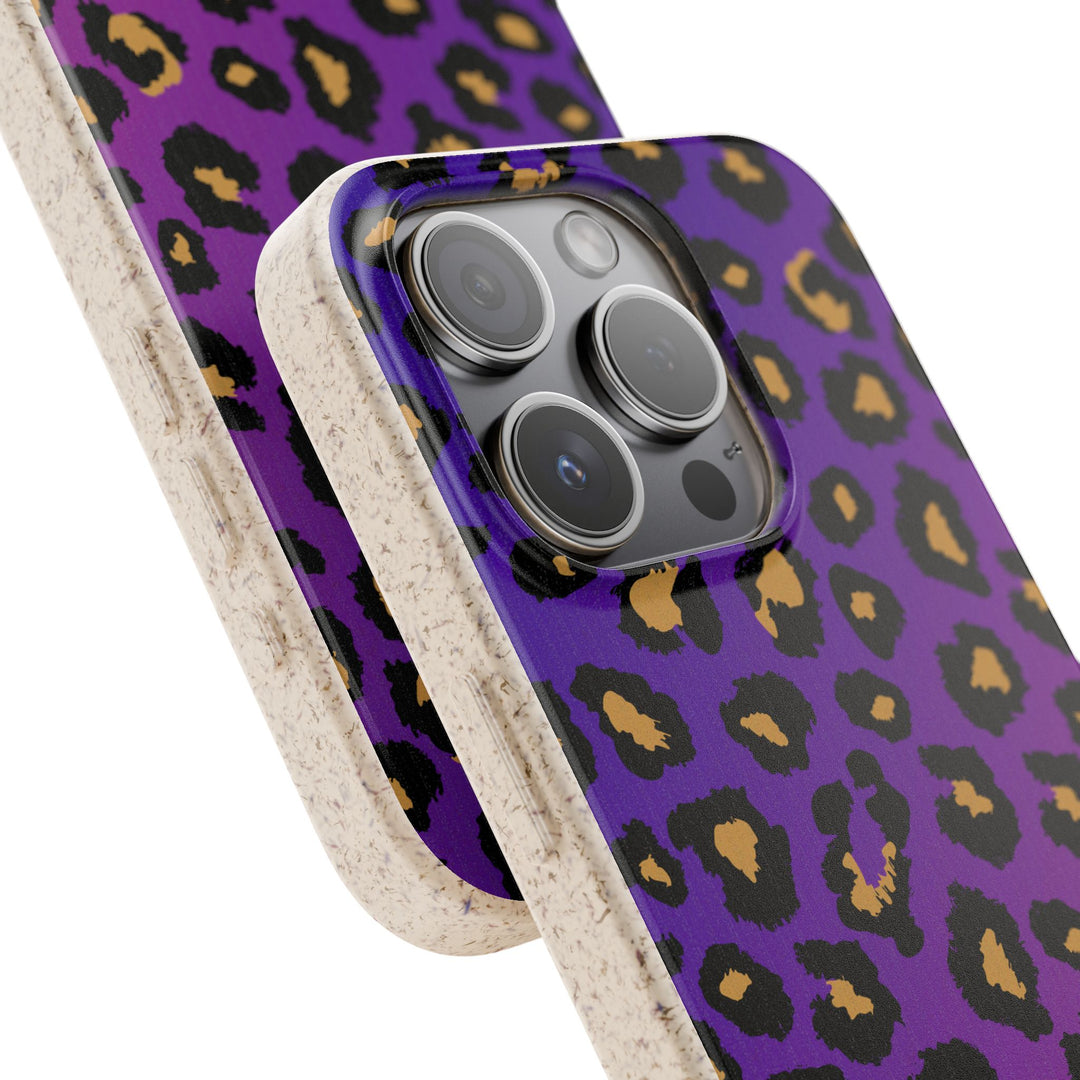 Gradient Leopard Biodegradable Cases