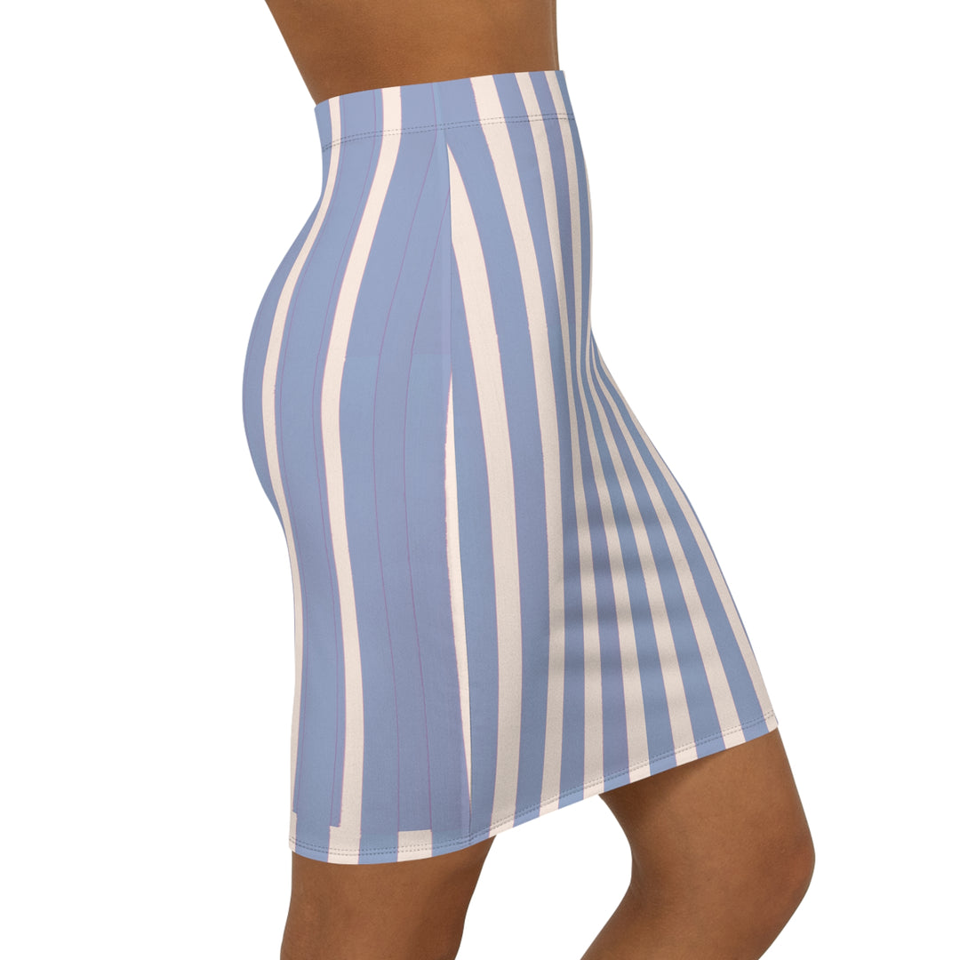 Stylish Striped Pencil Skirt | Solenriz - Rizzlly