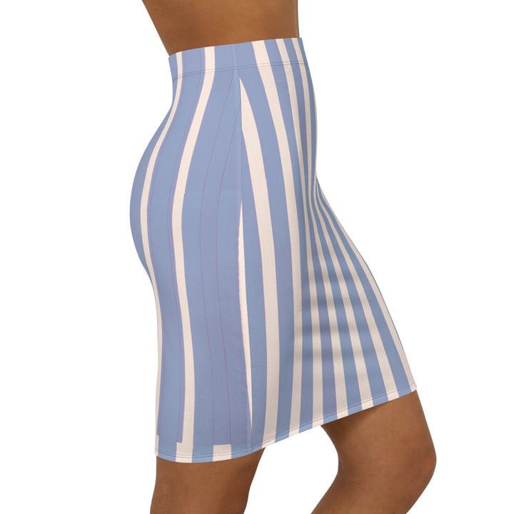 Stylish Striped Pencil Skirt | Solenriz - Rizzlly