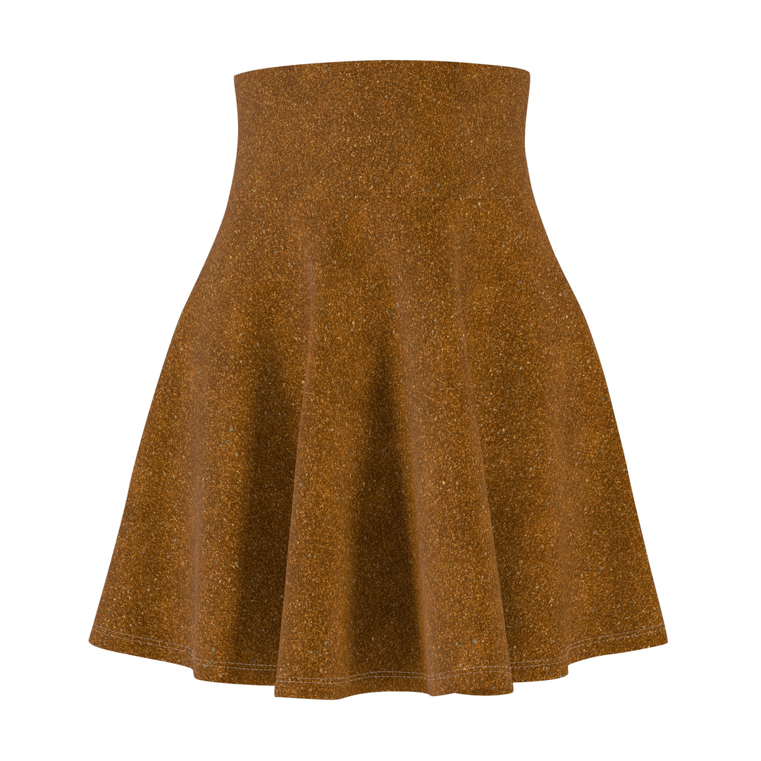 Dark Amber Women's Skater Skirt | Solenriz - Rizzlly